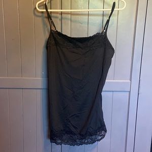 Maurice's Medium Black Lace Tank top